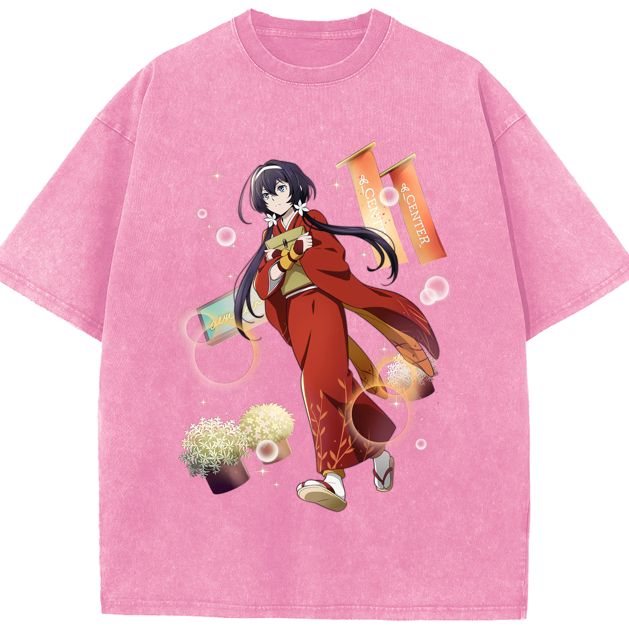 （画像用） 文豪ストレイドッグス Bungo Stray Dogs 綿100% ヴィンテージ風 半袖Tシャツ（フロントプリント）